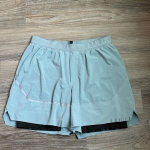 Lululemon Light Blue Athletic Shorts